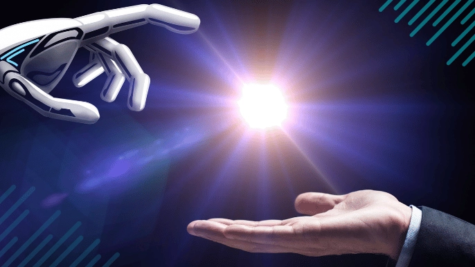 Robot &amp; human hand - AI development