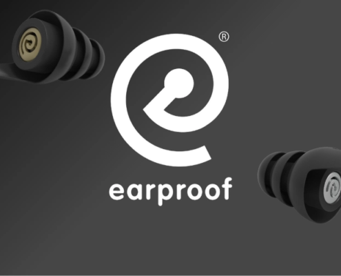 Earproof klantenbanner