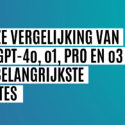 Vergelijking ChatGPT 4o, pro, o1, o3