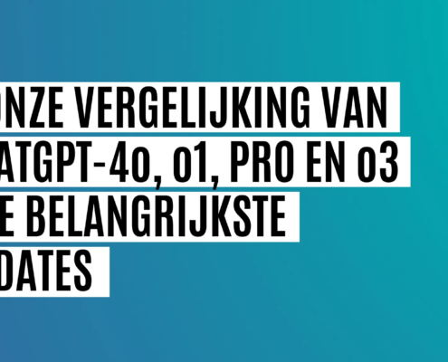 Vergelijking ChatGPT 4o, pro, o1, o3