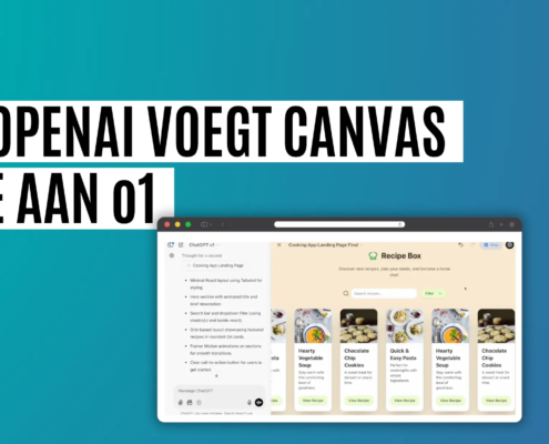 OpenAI voegt Canvas toe