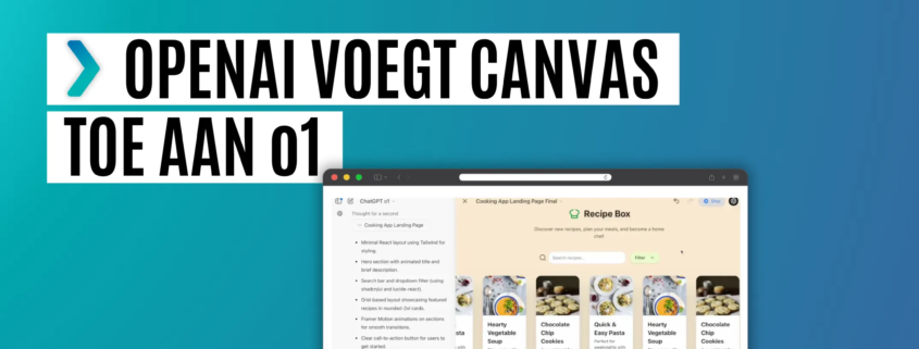 OpenAI voegt Canvas toe