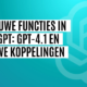chatgpt nieuwe functies