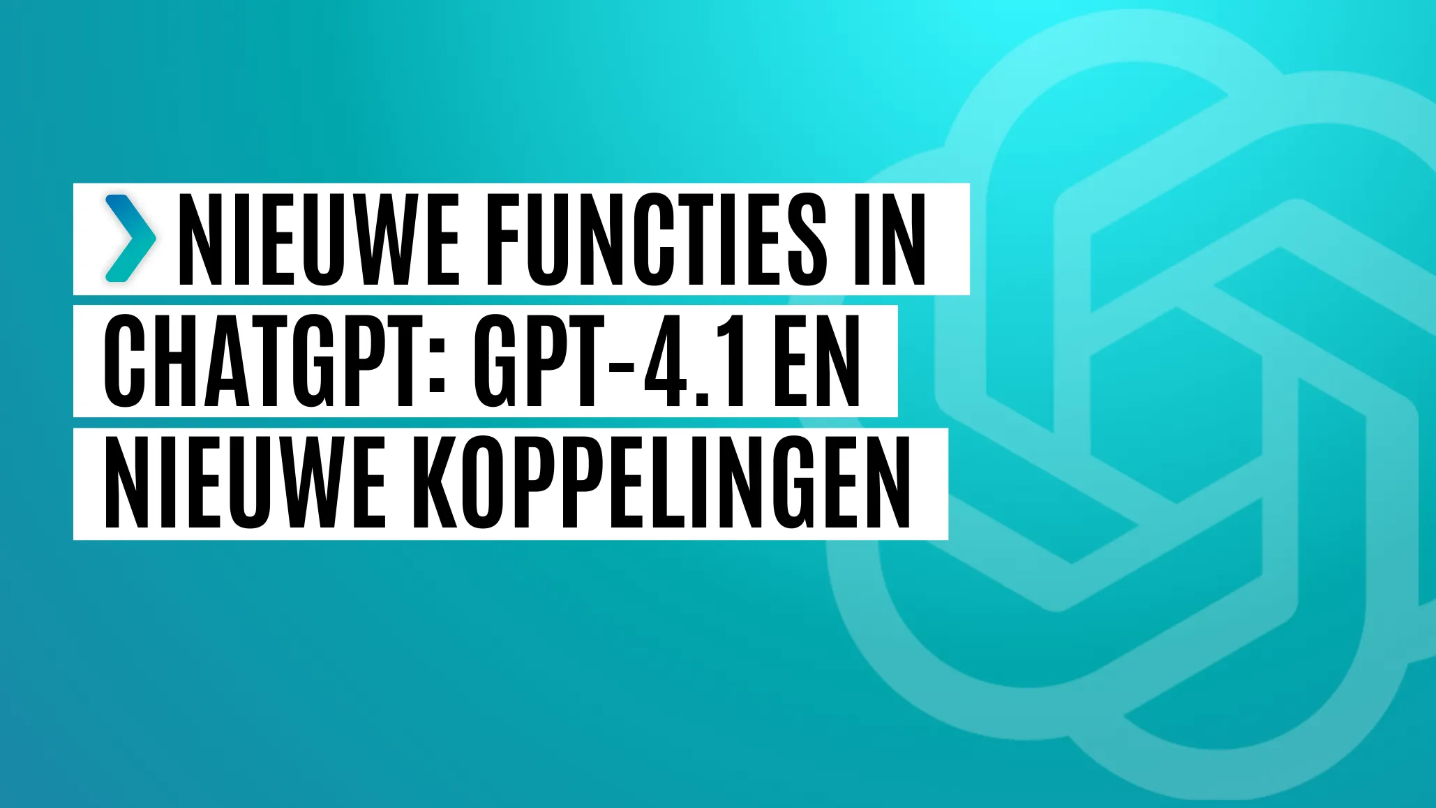 chatgpt nieuwe functies