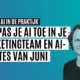 zo pas je ai toe in je marketingteam
