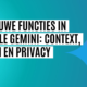 gemini nieuwe functies