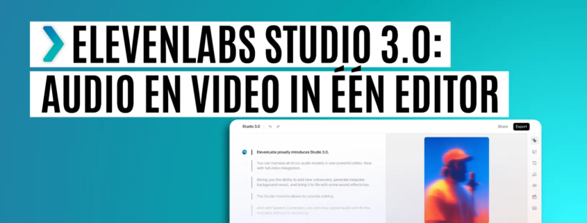 elevenlabs studio 3.0