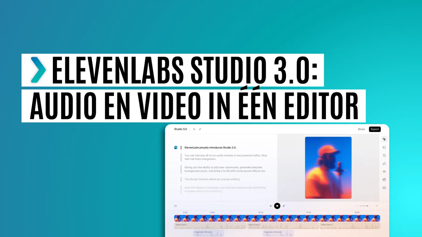 elevenlabs studio 3.0