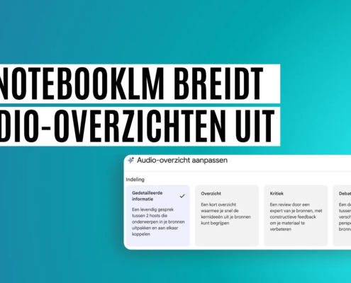 notebooklm audio overzichten