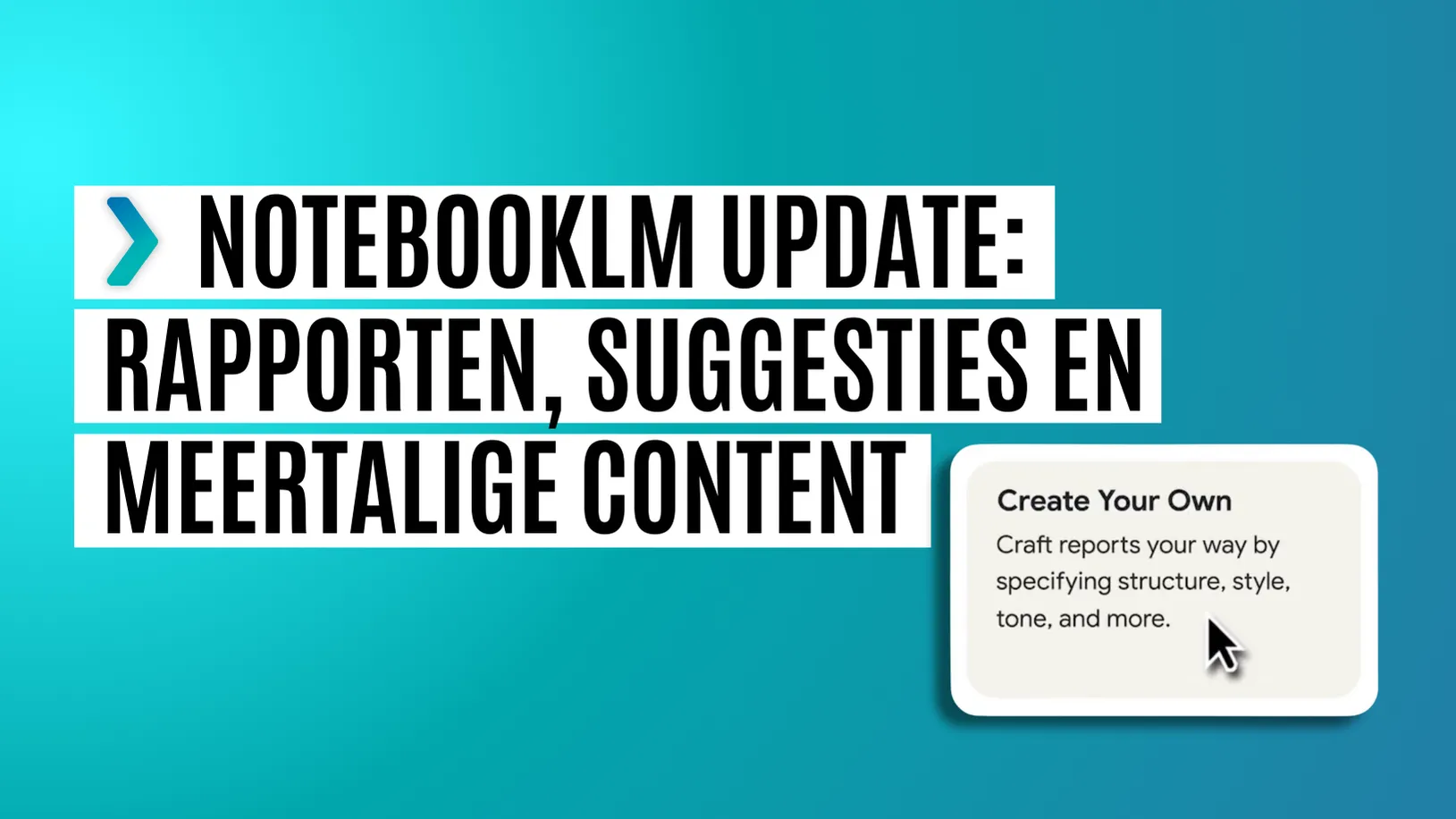 notebooklm rapporten