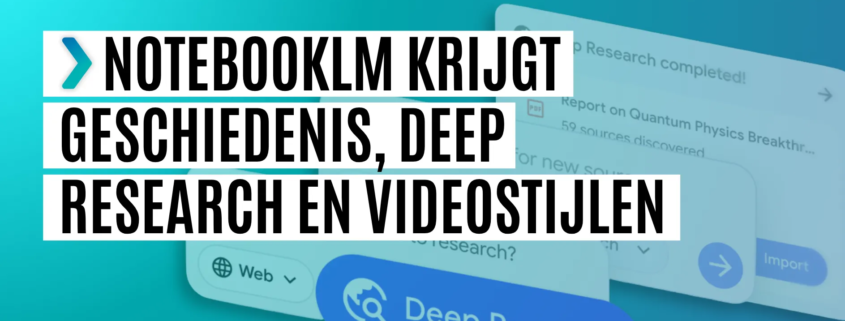 notebooklm geschiedenis