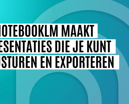 notebooklm presentaties