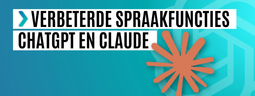 chatgpt claude spraak
